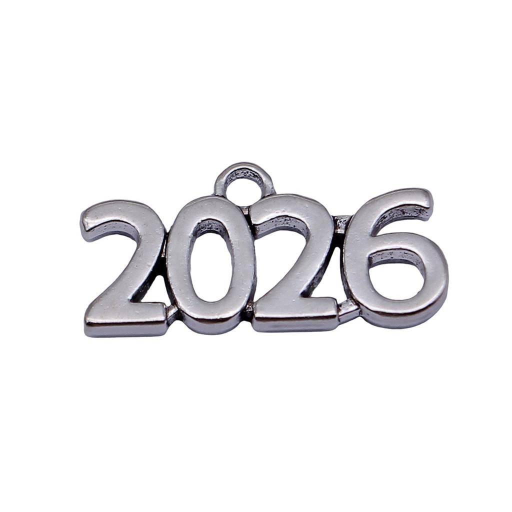 Number Tags Charms Alloy Pendants For Birthday Party Jewelry Making Accessories