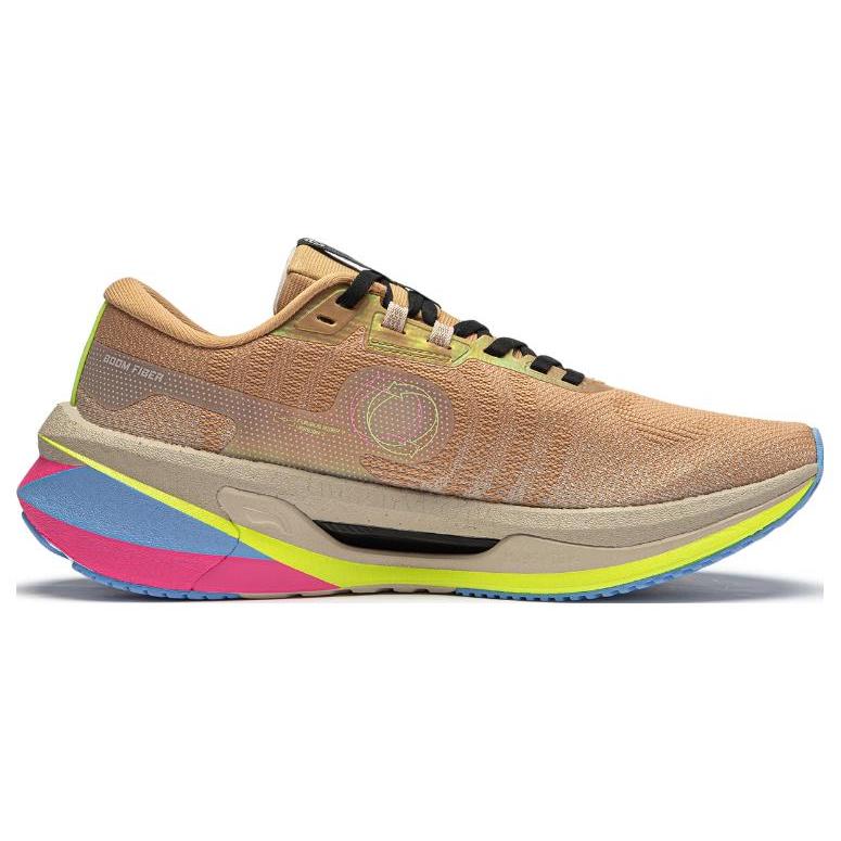 New LiNing Furious Rider 7.0 V2 Cushioned Slip Resistant Low Top Running Shoes Men's Light Brown ARZT007-21