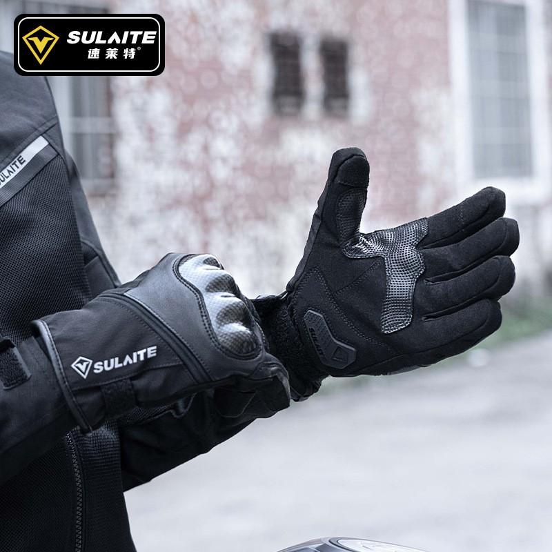 Winter Motorcycle Gloves Waterproof Windproof Thermal Lined Touchscreen Compatible Cycling Protective Gear Safety