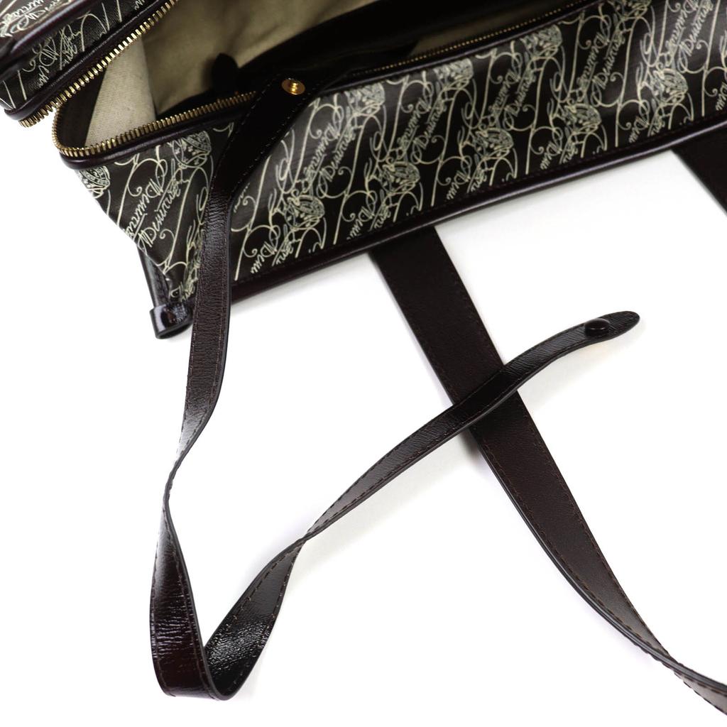 Excellent Berluti Tote Bag Cava de Voyage Toile Malbeuf Tote Bag Dark brown mens Used
