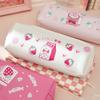 Girls Leather Pencil Case With Large Capacity For School And Travel Storage