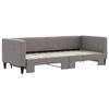 VidaXL Daybed with Trundle Taupe 80x200 Cm Fabric 3196576