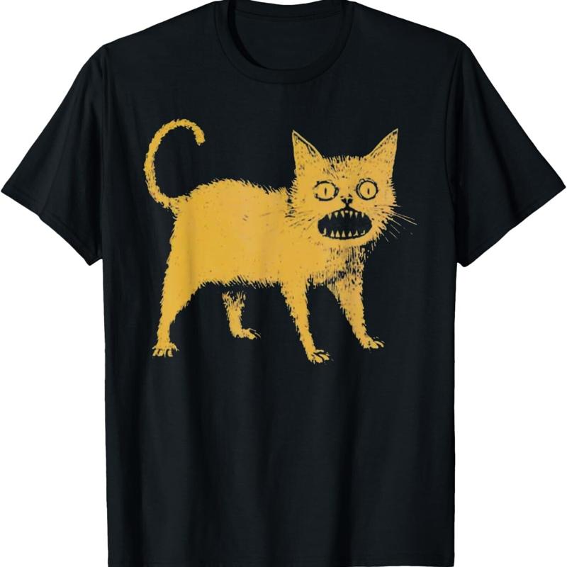 Horrible Japanese Cat Funny T Shirt Unisex