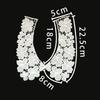 sales of 1-10 pieces Black and white embroidery hollowed out Shredded milk decoration DIY sewing lace accessories