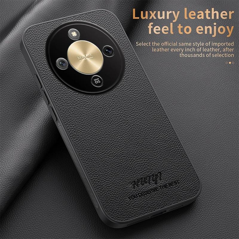 Luxus Business Leder Weicher Rahmen Magnetische Abdeckung für Honor X9D HonorX9D 5G Handyhüllen Capa