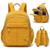 Mini-Rucksack für Damen Mehrfarbig Leichtes Nylon Kleiner Rucksack Mehrere Fächer Aufbewahrungsrucksack für Schule Reisen Täglichen Gebrauch und Wochenendausflüge