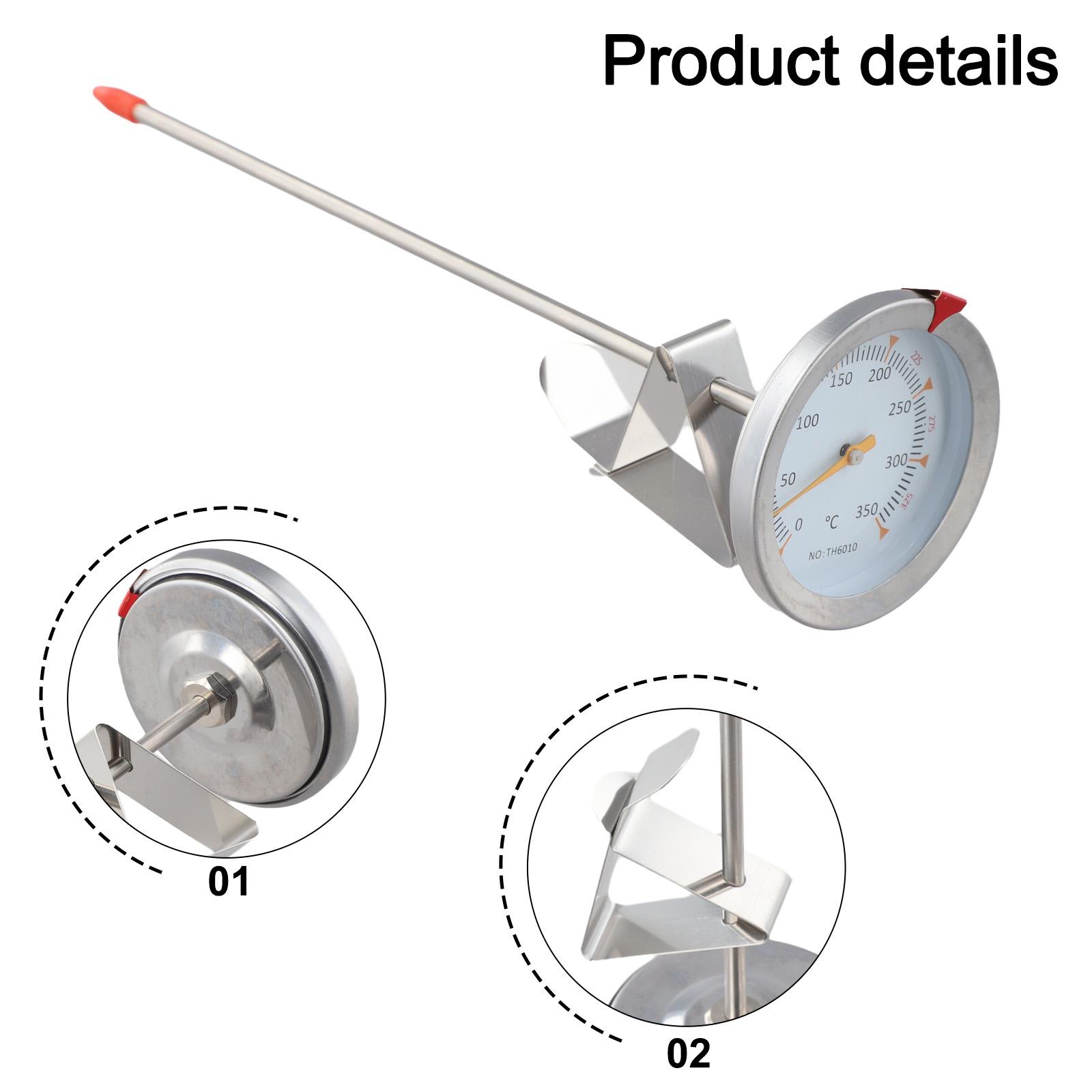 

For Home Cooking Frying Oil Thermometer Oil Temperature Meter Kitchen Use Cooking Activities 5.4*5.4cm Oil Thermometer China Mainland