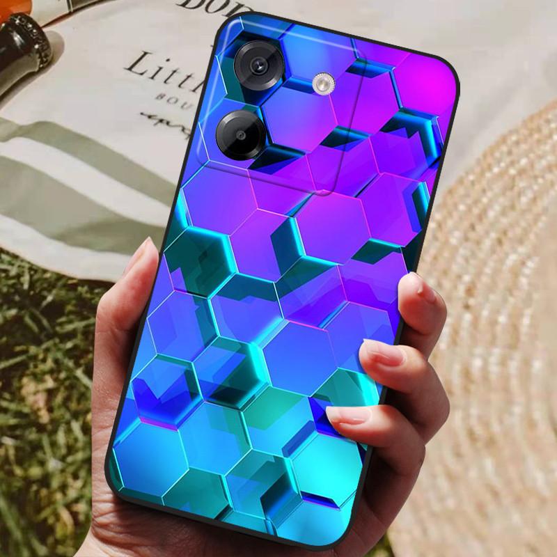 For Xiaomi Poco M7 Pro 5G Case PocoM7 Pro Luxury Painted Phone Silicon Back Cover For Poco M7 Pro Cases Protective Shell Capas
