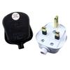 Schwarz/Weiß Powerstecker Abnehmbarer Wiederanschließbarer Stecker Neuer UK Netzstecker Netzkabelbaugruppe