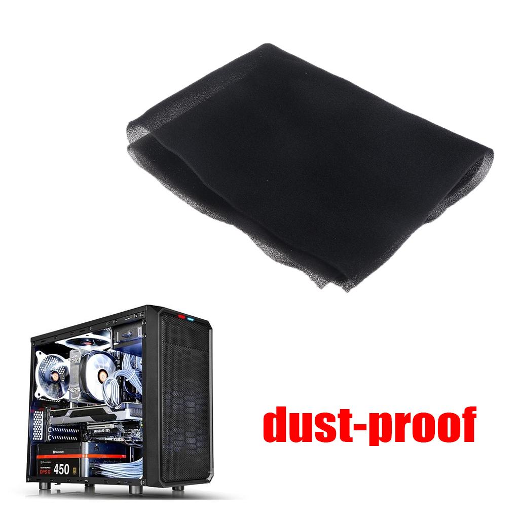 DIY Computer Dust Filter Mesh PC for Case Fan Cooler Dustproof Cover Sponge 60PPI Dustproof Sponge Filter Low Resistance