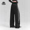 Kappa Women's Striped Loose Straight-Leg Sport Pants