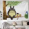 VIKAMA Totoro Tapestry Studio Ghibli Bedroom Wall Hanging Cozy Home Accent Adorable Dorm Gift Cute Living Room Artwork