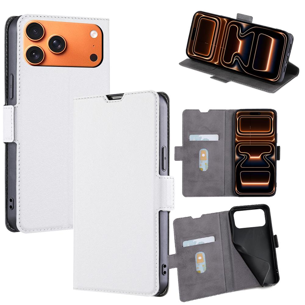 For iPhone 17 Pro Max Case Card Holder PU Leather Phone Cover