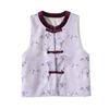 2025 early spring high-end temperament vest women's print versatile sleeveless vest top