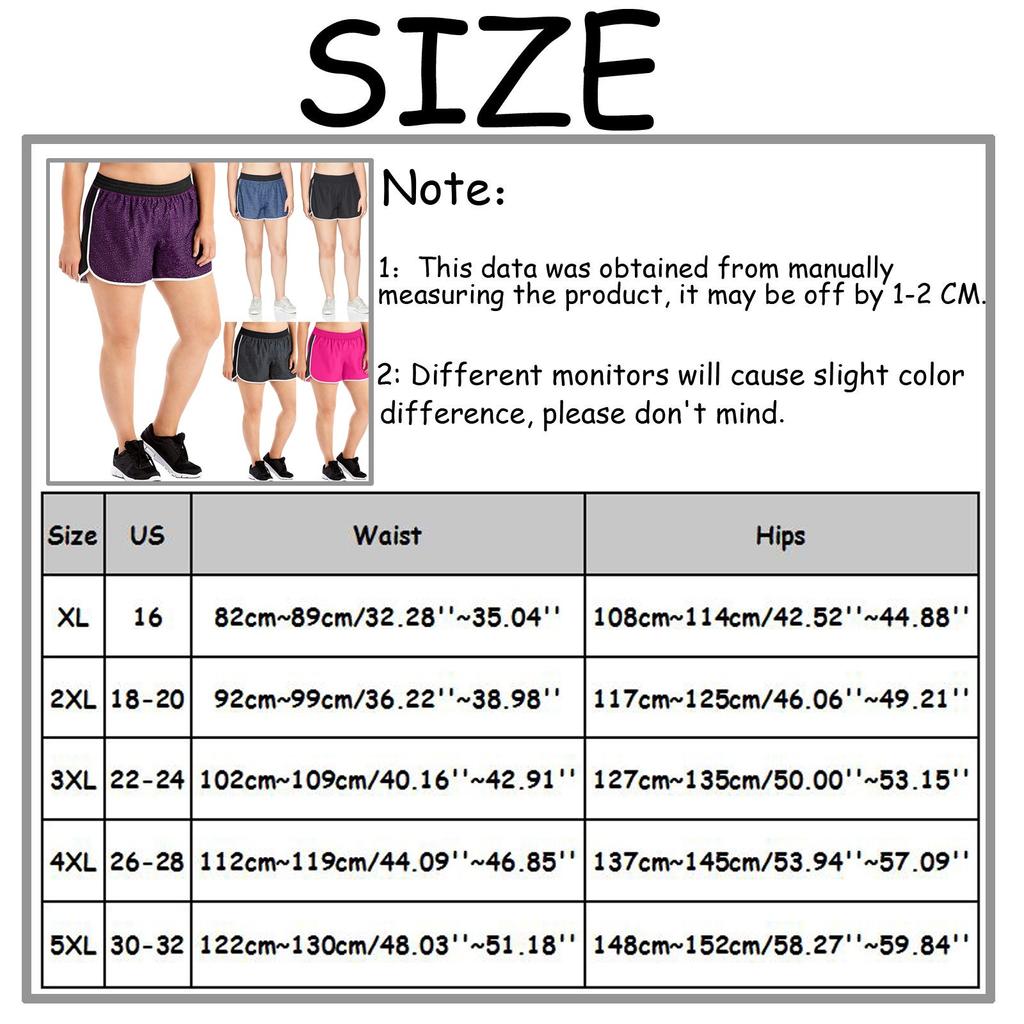 Pantalones de yoga para mujer Pantalones cortos elásticos Tallas grandes Deportes Correr Pantalones cortos transpirables