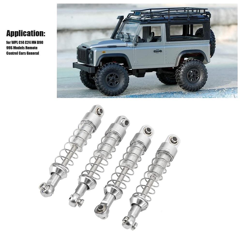 

4 Pcs Metal Shock Absorber Damper for WPL C14 C24 C34 MN D90 D91 D96 D99 D99S