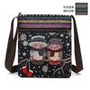 Kleine Tasche Damen Umhängetasche Canvas-Tasche Gewebte süße vielseitige Umhängetasche Handytasche Miao kleine Umhängetasche