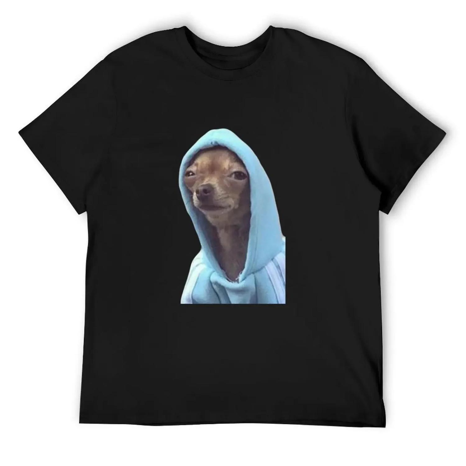 

stoned chihuahua Sticker T-Shirt new edition kawaii clothes plain vintage t shirt men XXXXXL різнокольоровий
