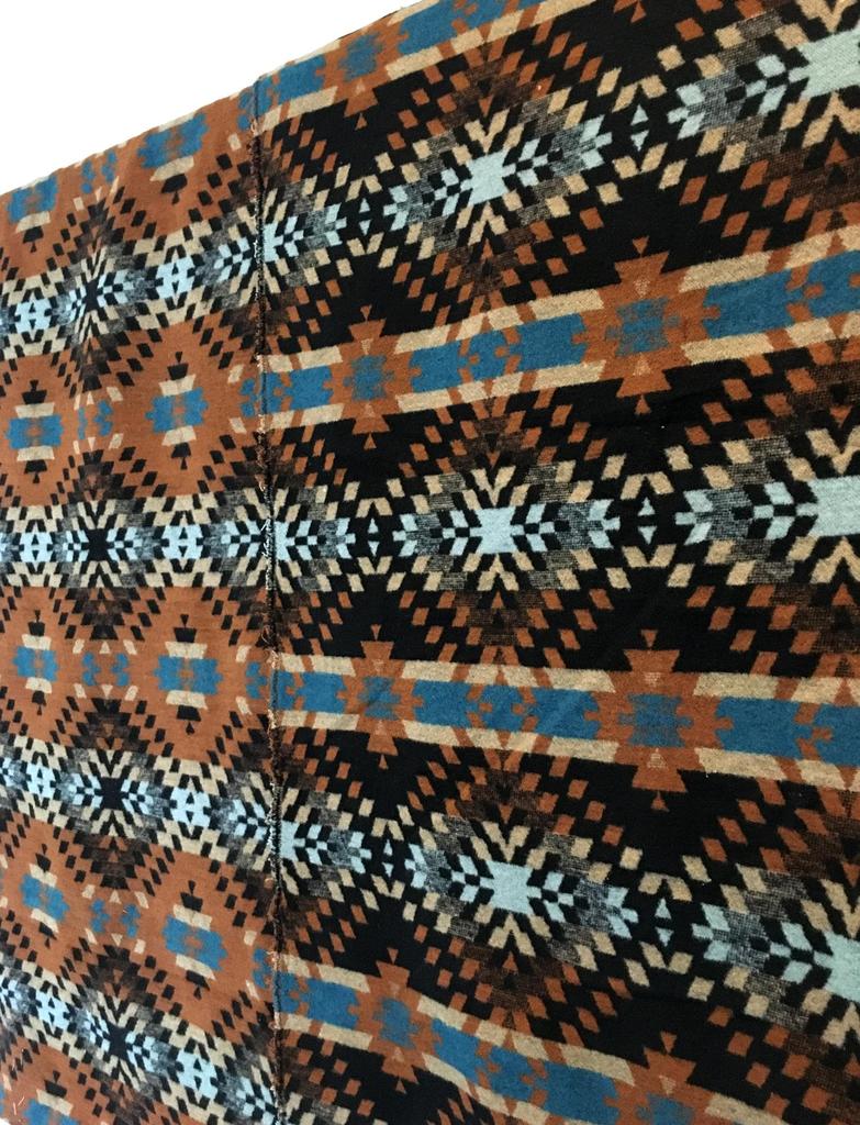 Heavyweight jacquard fabric with Ortega and Native American Perfect for repurposing denim interior and handmade projects patterns. scraps, decor,
