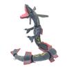 Lesklá Rayquaza Plyšové hračky Vycpané zvíře Hra pro Sběratelský dárek, Měkké plyšáky, Roztomilá kreslená postavička Černá 12 palců