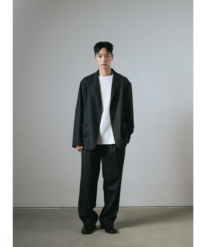 Wagi Flannel Wool Pritzker Pants (Charcoal)