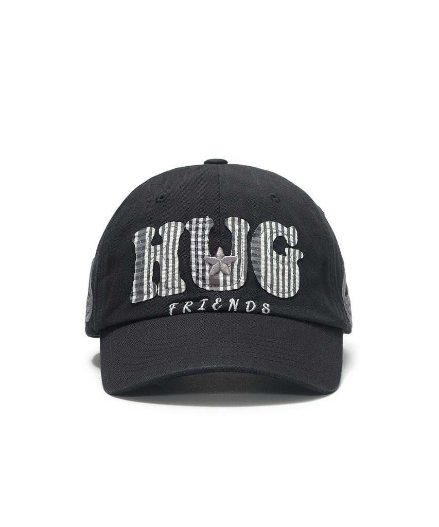 HUG YOUR SKIN Hug Friends Cap (Black)