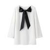 2025 Spring Women's European-American Style Sequin Bow Loose Dress
