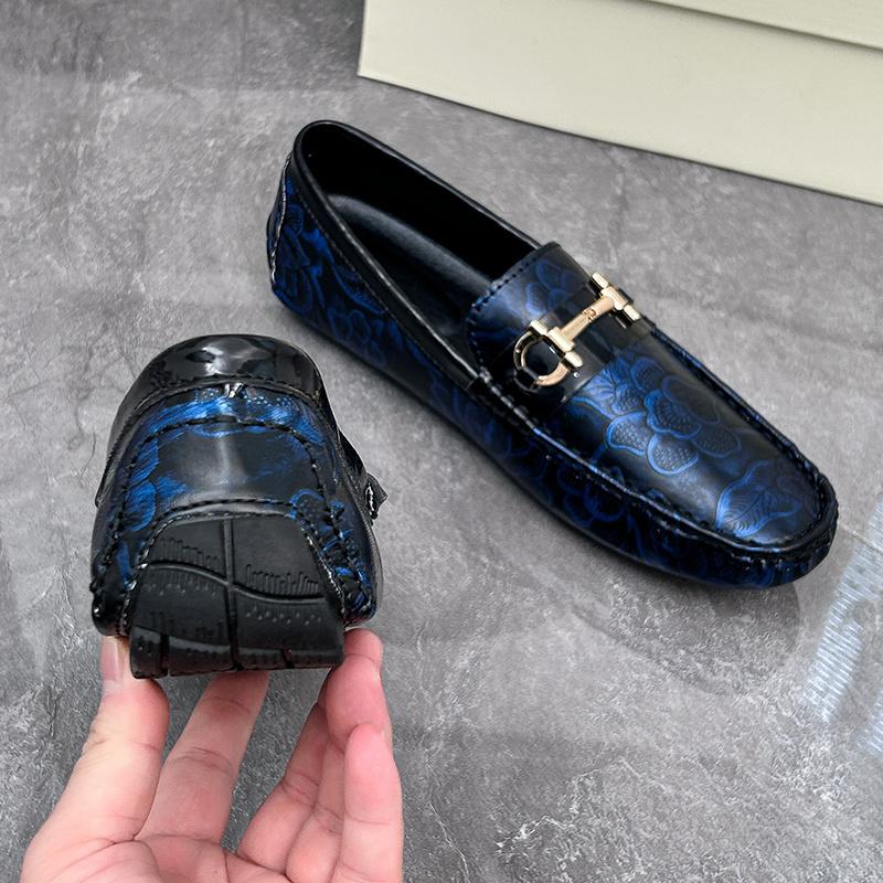 Pacecraft Shoes  Men's Moccasins Casual Shoes, Genuine Soft Leather, Handcrafted Stitching, Lightweight Flexible Sole, Sizes 39-48