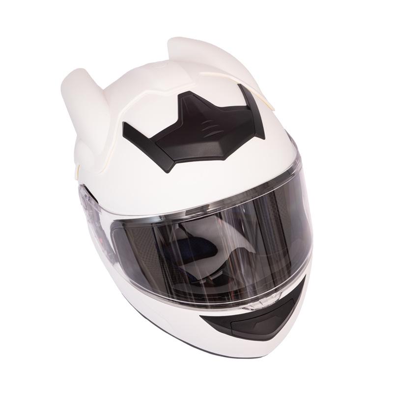 Universal Dragon Ears Full Face Helmet for Women - All Seasons Motorcycle & Electric Scooter Use