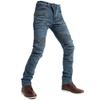RENHE Motorcycle Denim Riding Pants with Abrasion Racing Size for and Winter Men's Pants, Protectors, Resistant, Straight-leg Pants, Blue, 1, Medium,