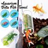 5PCS Acrylic Betta Fish Avoiding Pipes Aquarium Betta Fish Tube Tunnel Small Fish Shrimp Hiding Nest Pipe Fish Tank Decorations