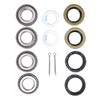 2er Set Anhänger Radnabe Lager Kit L44643 für 1 Zoll 2000 2200lbs Achse mit Fettdichtungen Splint Dichtung