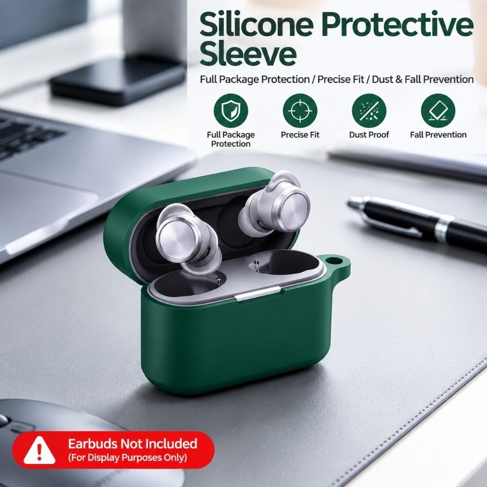 with Carabiner Earphone Cover Headphone Protective Case for Anker Soundcore Liberty Buds 2