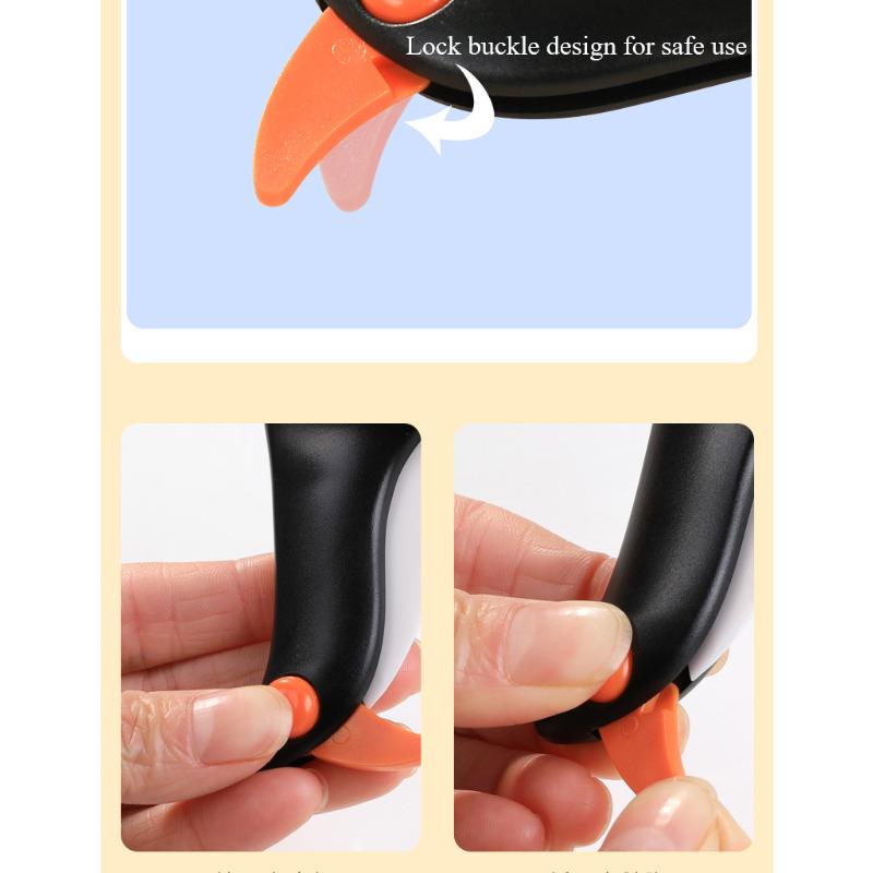Penguin Creative Cartoon Ceramic Knife Folding Knife Fruit Knife Kitchen Knife Portable  Small Knife Peeling Knife