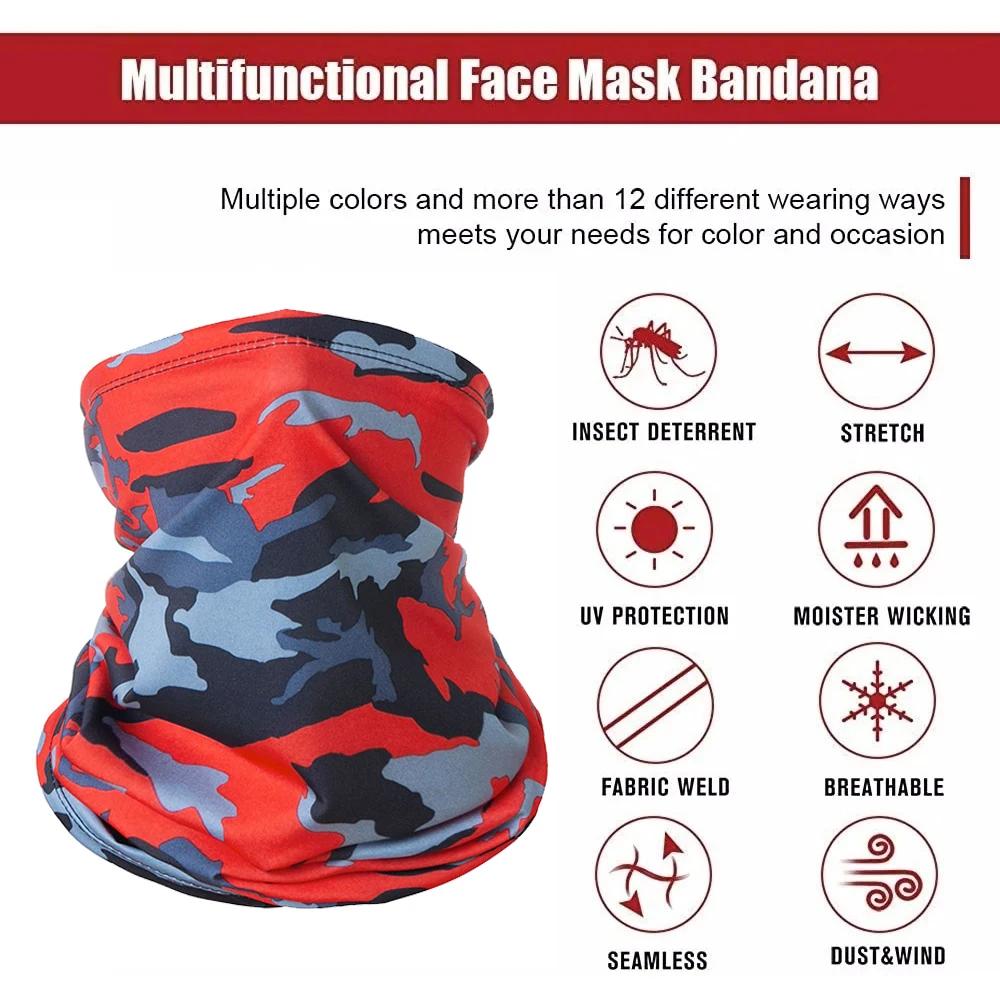 2025 New Outdoor Ice Silk Sun Protection Bib Spring and Summer Motorcycle Neck Cover Sports Magic Bandana Riding Mask Full Face