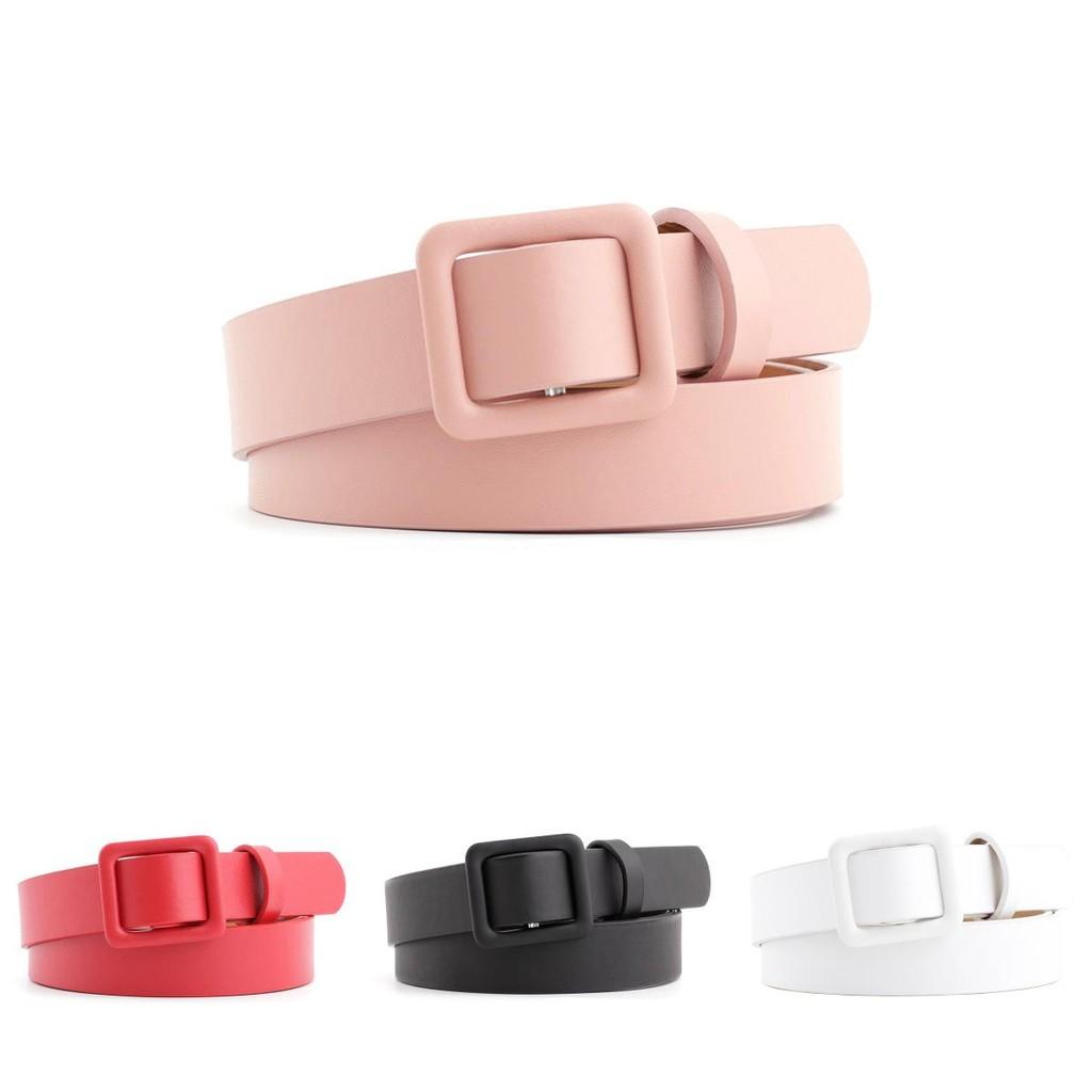 And Stylish Versatile Womens No Hole Square Buckle Belt Perfect For Fashionable Outfits