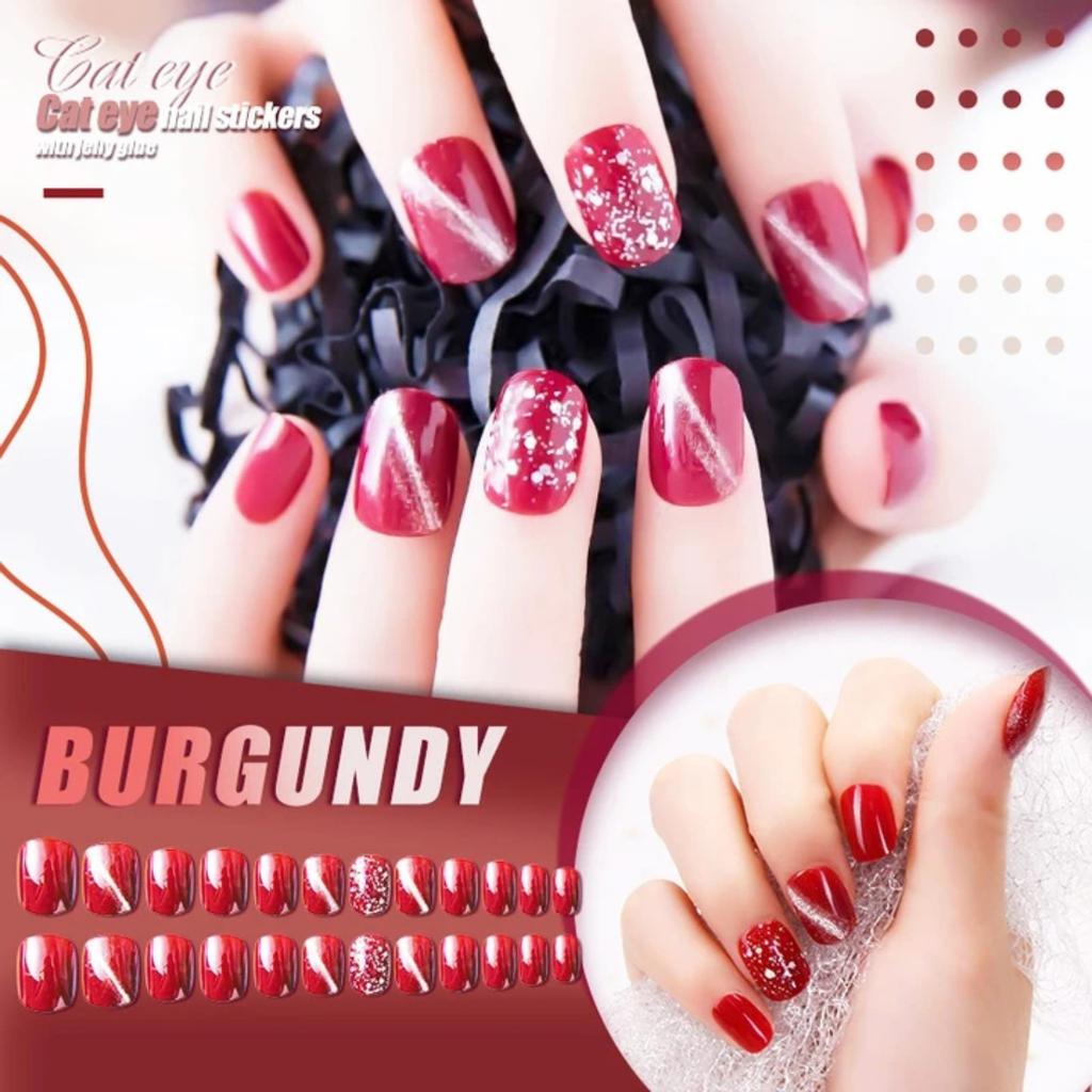 Buy Mysterious Cat Eye Nail Patch With Jelly Gu M 24pcs 3ml At Affordable Prices Free Shipping Real Reviews With Photos Joom