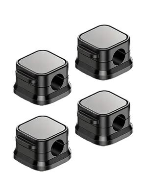 Fluche Cable Clips, Cable Holders, Cord Hiding, Wire Concealment, Magnetic, Strong Adhesive, Desk, Tabletop Storage, Cord Holder, Cord Clips, USB