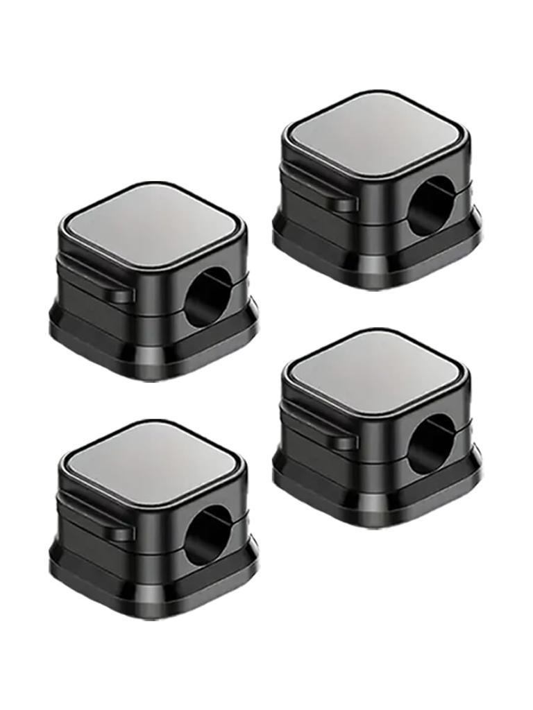 Fluche Cable Clips, Cable Holders, Cord Hiding, Wire Concealment, Magnetic, Strong Adhesive, Desk, Tabletop Storage, Cord Holder, Cord Clips, USB