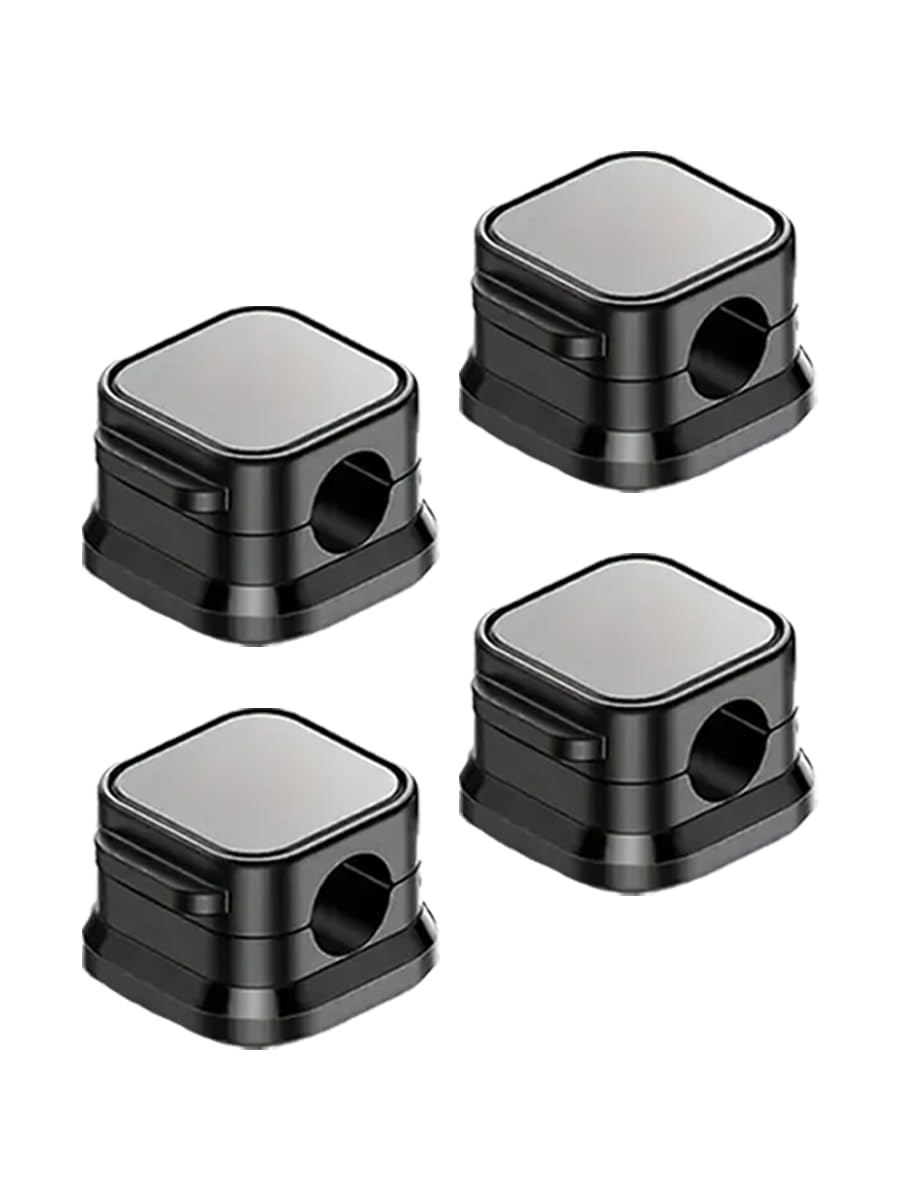 

fluche Cable Clips, Cable Holders, Cord Hiding, Wire Concealment, Magnetic, Strong Adhesive, Desk, Tabletop Storage, Cord Holder, Cord Clips, USB