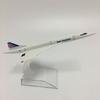 Jason Tutu 16cm Concorde Airplane Model Aircraft Diecast Model Metal 1:400 Airplane Air Bus A380 Toy Gift Collection