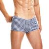 Cotton Striped Boxers Underwear Men Boxer Shorts Mens Underpants Home Shorts No Elastic Loose Lounge Pajama Shorts