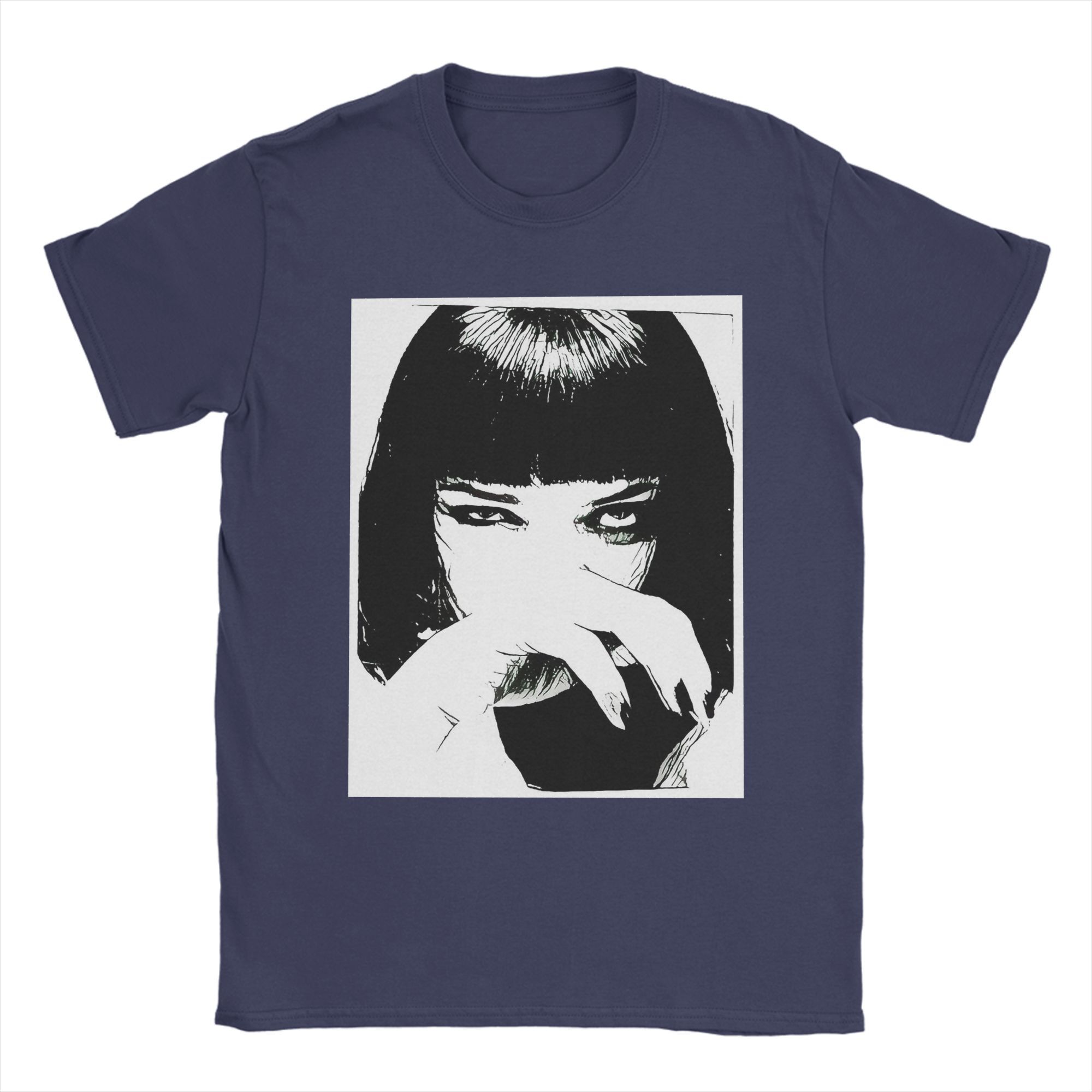 

Чоловіча футболка Pulp Fiction I Said Goddamn 100% Бавовна Одяг Смішна З коротким рукавом Круглий комір Класична футболка L