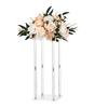 Wedding Flower Stand, 10PCS 50cm Column Flower Stand, Floral Stands with Acrylic Laminate, Cylindrical Cubic Floral Display Rack for Wedding, Party,