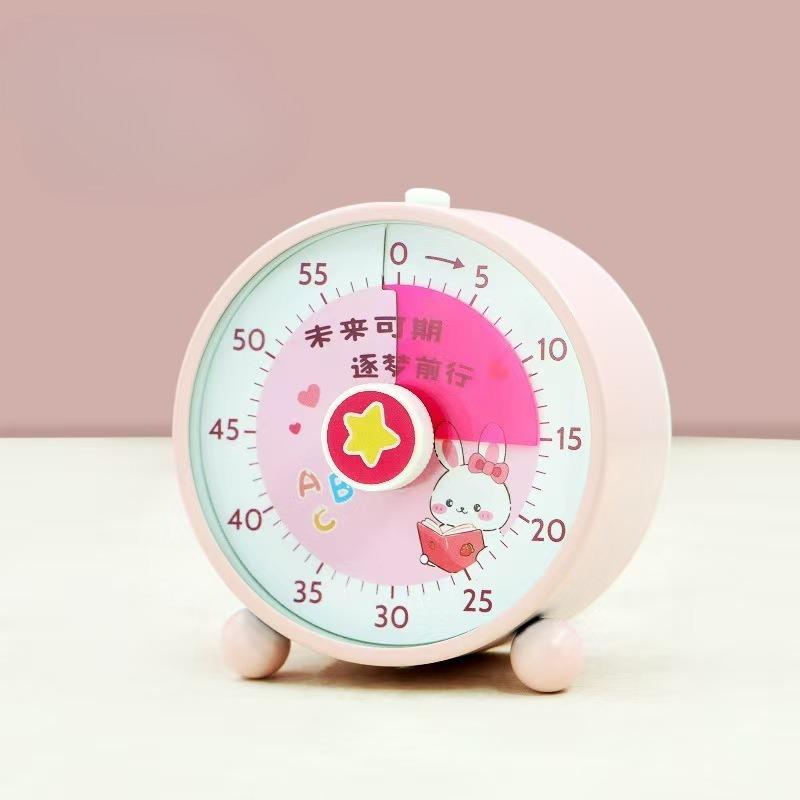 Panda Plate Puppy Plate 60 Minute Countdown Timer Silent Time Management Tool for Study, Office, Kitchen Cooking