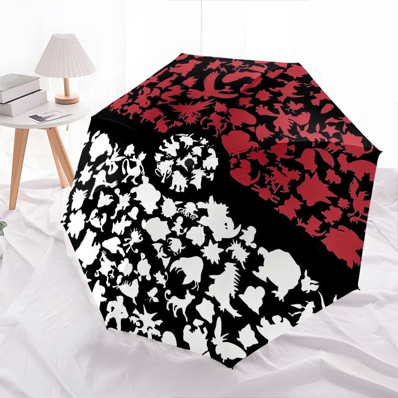 1pc Pokémon Silhouette Compilation Suitable for All Seasons UmbrellaFP173