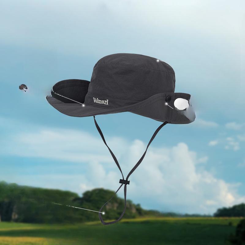 Outdoor Quick Drying Mountaineering Hat Women Summer Sun Protection Sun Hat Breathable Western Cowboy Hat Fishing Camping Fisherman Hat Men