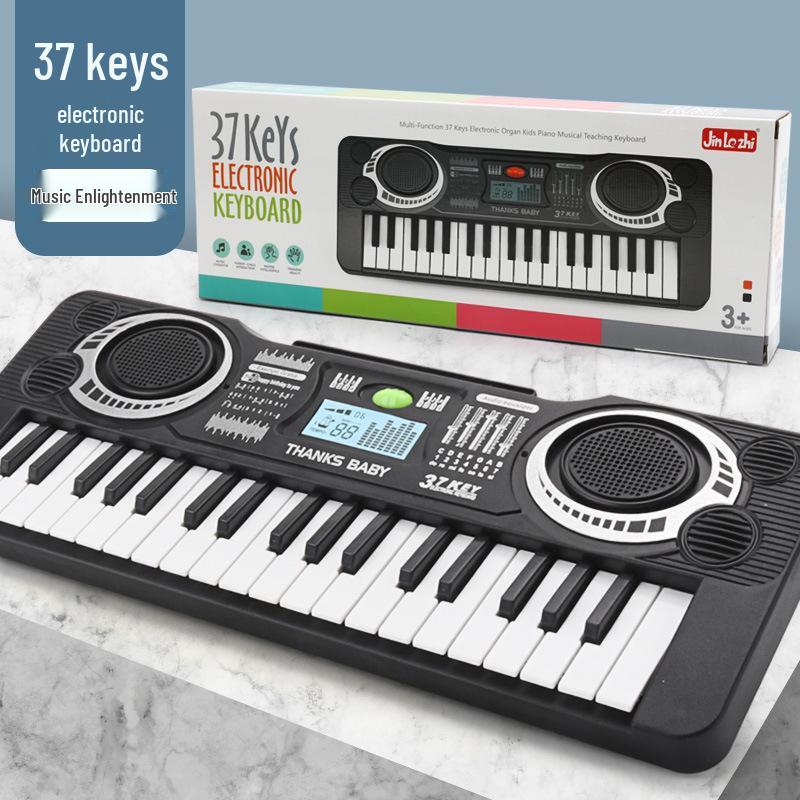 Multifunctional 37-Key Children's Electronic Keyboard: Beginner Music Educational Toy Piano