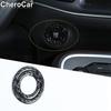 Carbon Fiber Ignition Switch Lock Frame Decor Cover Trim for Chrysler 300 15-21