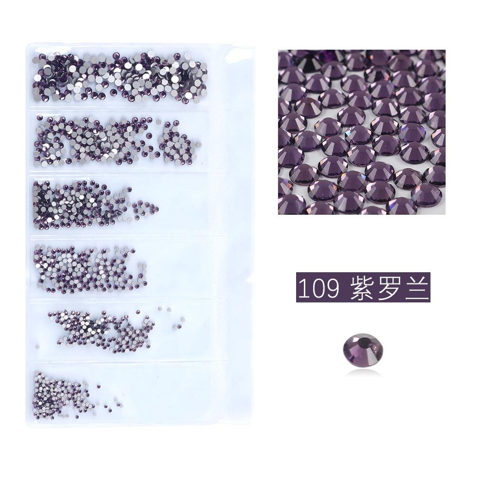 Flat Bottom Rhinestone Nail Drill Diy Nail Mobile Phone Case Sticker Drill, Jewelry Accessories, Bag Size Mixed Nail Drill